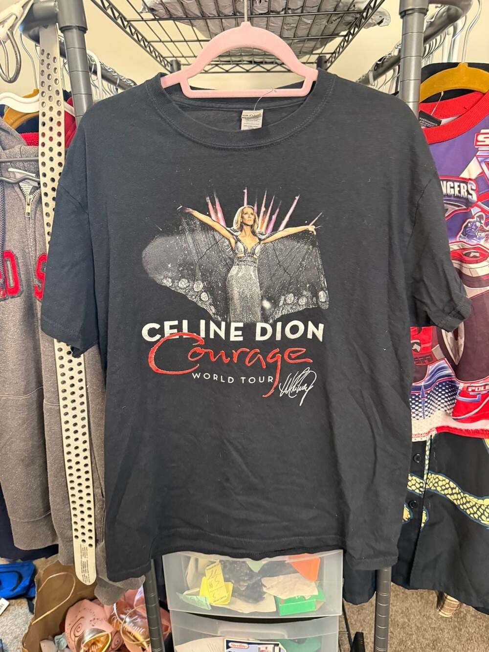 Celine Dion Courage World Tour 2019 Concert Graphic T-Shirt